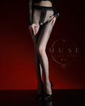 Starlight Silver 18D Shimmer Tights